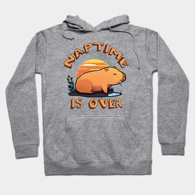 NAPTIME IS OVER Hoodie by gambar_corek